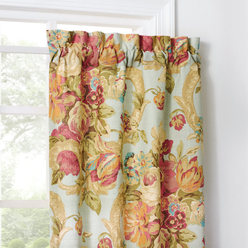 Waverly Spring Bling Vapor 100% Cotton Tiered Panel