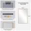 Miroirs muraux rectangulaires, verticaux ou horizontaux-928370984-928370986
