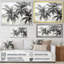 Palmier, désert, oasis II - palmiers, impression sur toile-97092349-97092350