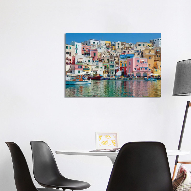 Marina Corricella II, Procida Island, Gulf Of Naples, Campania Region, Italy by Panoramic Images - Print on Canvas