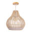 Luminaire suspendu moderne en rotin naturel