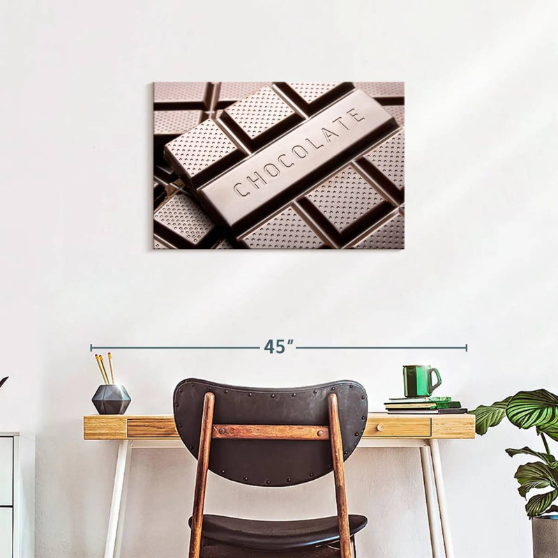 Chocolate Bar Pile, 20" H x 30" W