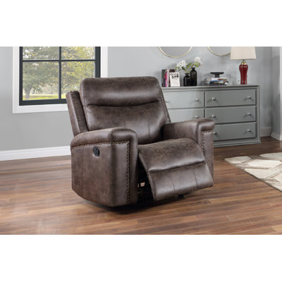 Fauteuil inclinable standard oscillant de 38,63 po Annakiya
