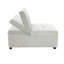 Convertible Sofa With Hidden Pull-Out Bed And Sherpa Upholstery For Modern And Transitional Spaces
