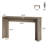 55" Farmhouse Console Table, Narrow Wooden Sofa Table For Entryway, Hallway, Living Room, Foyer-409027076