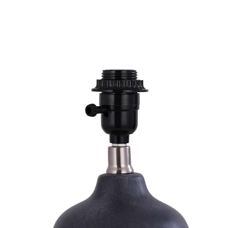 Ceramic Table Lamp, Black