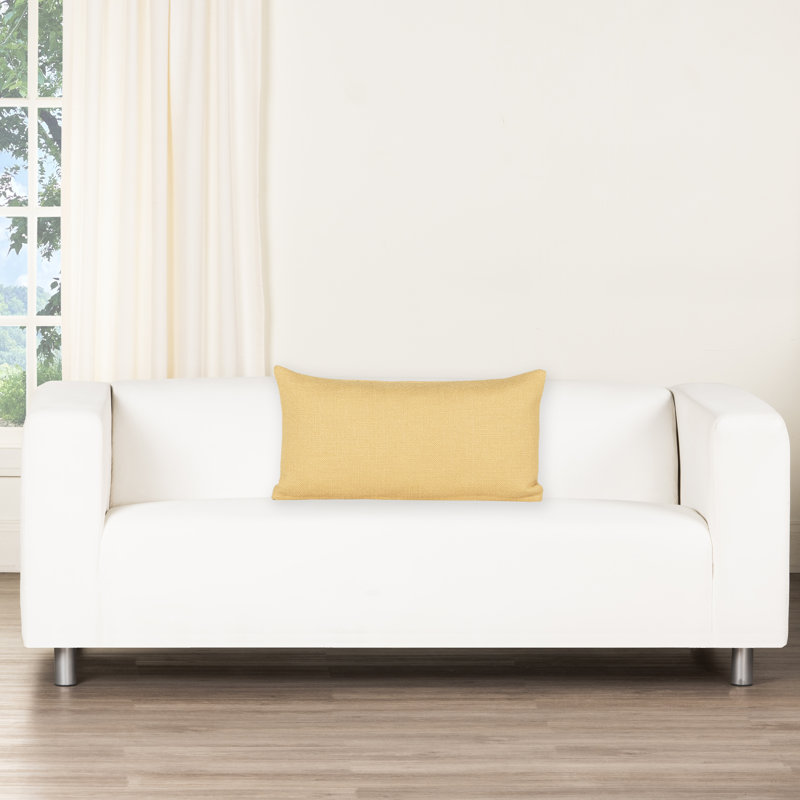 Coussin Birch Lane Coolidge, Feather, Jaune