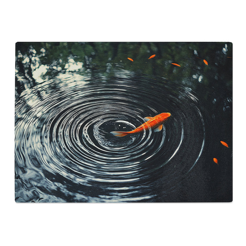 Fish Pond  Glass Chopping Board