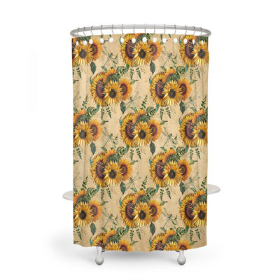 Wrenly Floral Shower Curtain