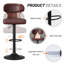 Bois moderne - Tabourets de bar réglables d'appoint-285043599