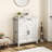 Farmhouse Storage Cabinet, 3-Tiers Adjustable Shelf-1473186919