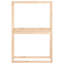 Calderville 120cm W Solid Wood Storage Rack-1079118321