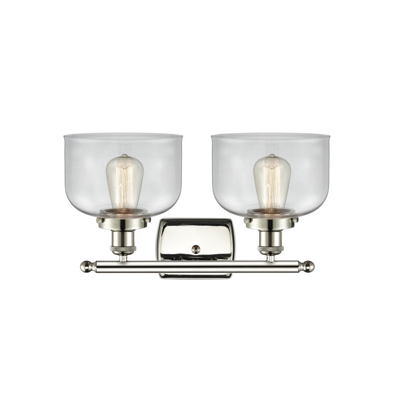 2 - Light Dimmable LED Bath Bar, Polished Nickel