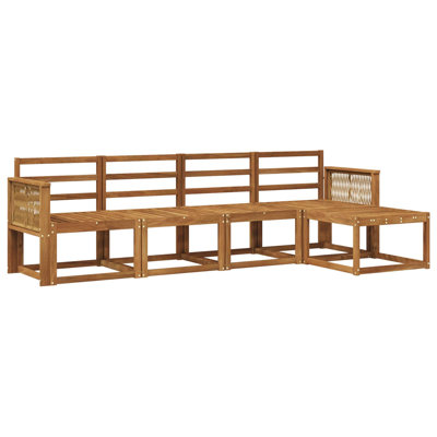 249cm Wide Patio Sectional Set