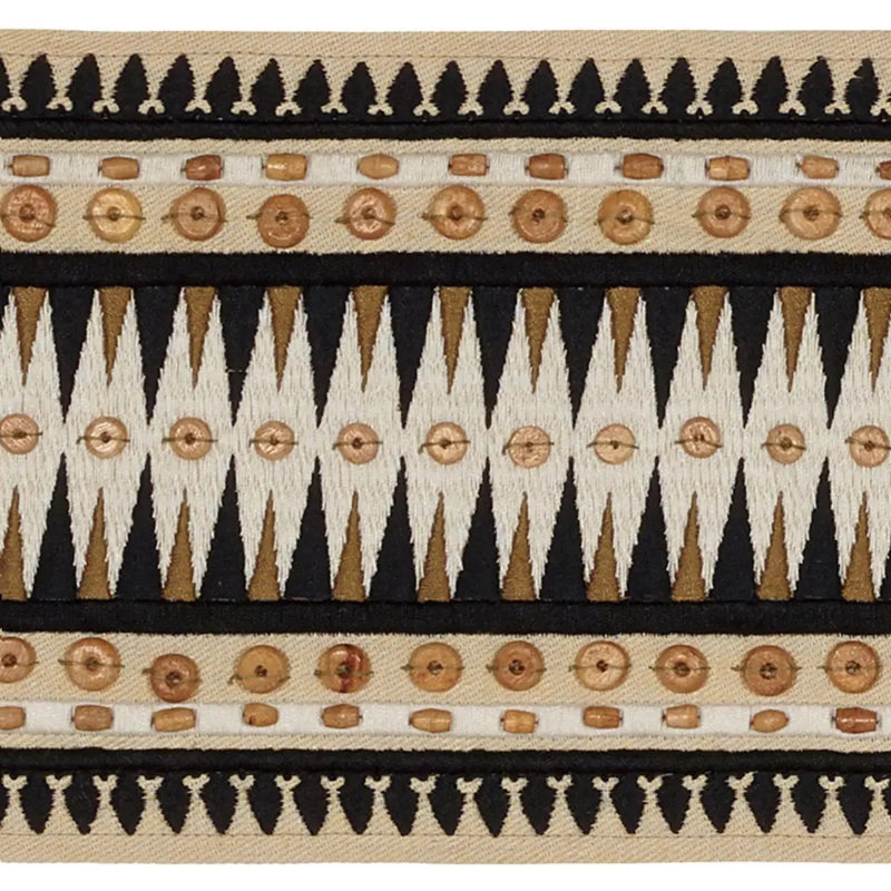 Ruban Schumacher x Mary McDonald Tahiti, Noir lave