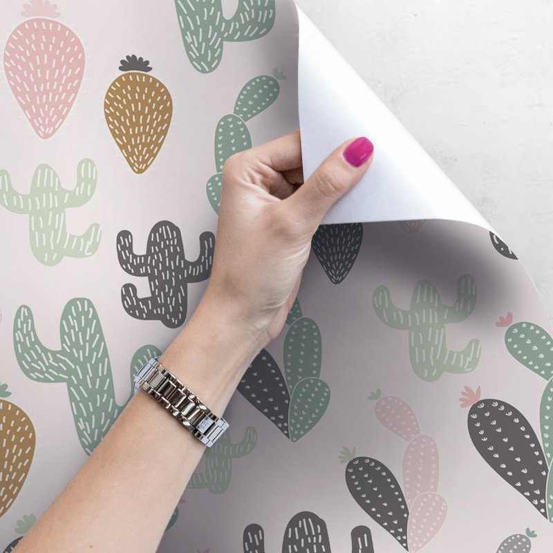 Anthiathia 2.5m x 2.5m Matte Wallpaper Roll, 290 x 290cm