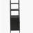 Kenneth Black 3-shelf Radio Weave Accent Cabinet-1759823486