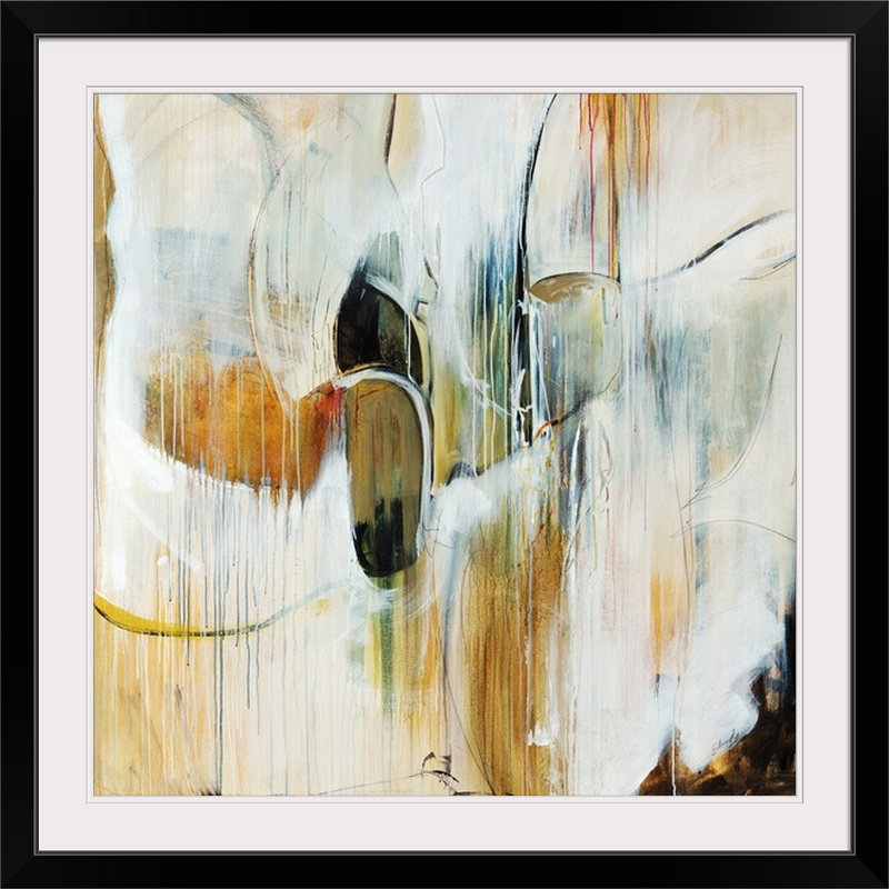 Modern & Contemporary, Black Framed, 20" H x 20" W x 1" D