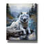 Toile épique «White Wolf Parmi La Glace» par Momart-106419546