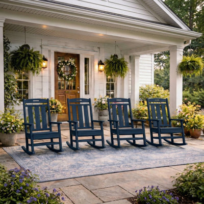 Chaise Adirondack berçante Hdpe