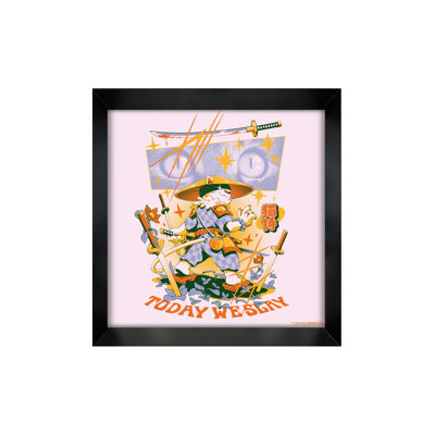 «Ilustrata- Today we Slay», affiche encadrée gélifiée 12 x 12