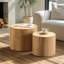 Ensemble de 2 tables basses rondes en bois Nesting-148540140-148540117-148540126