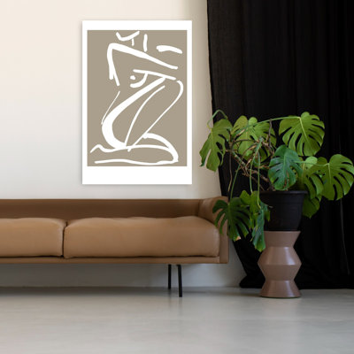 Croquis n ° 2, art abstrait minimaliste