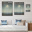 Magical Forest Moons Melody I - Minimalisme, art mural sur bois de pin naturel-283466012
