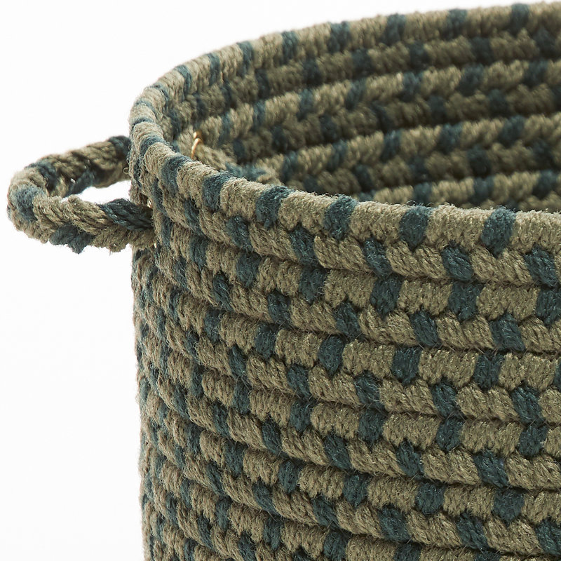 Panier en tissu Bar Harbor, H 8 po x l 10 po x P 10 po, 23 pintes, Vert