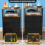 40cm W Metal Bedside Table