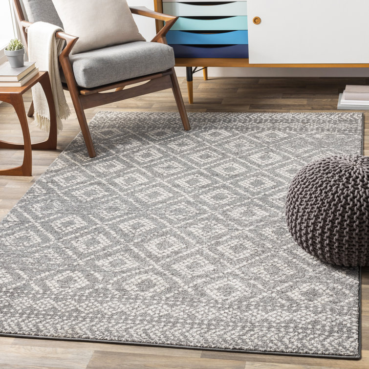 Tapis taupe patiné d'inspiration mondiale Wysocki
