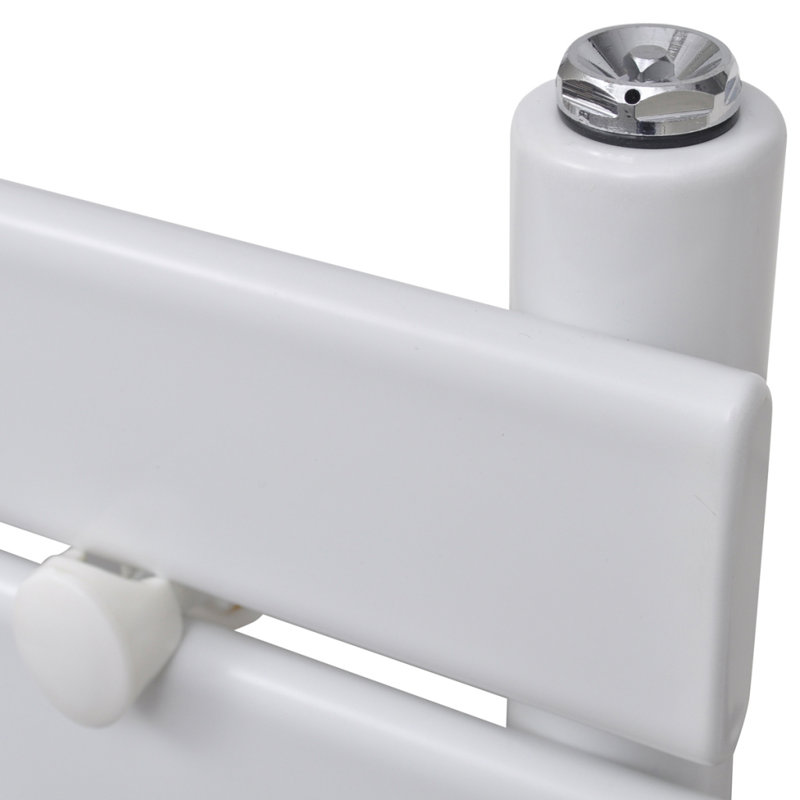 Wall-Mounted Warm Water Heated Towel Rail, 120 cm H x 60 cm W