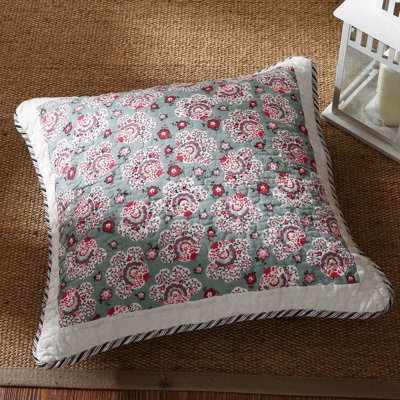 Quilted Square Pillow Cover