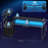 59 Inch Fixed Office Desk, 3 Drawer Side Storage Shelf with LED Lighting & Power Strip-2025341849-2025341855