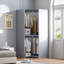 Garde-robe de coin Polygon, gris-803842506