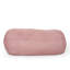 Pouf en microfibre rose poudré, 2,4 m - Confortable et fonctionnel, garni de mousse pour un soutien optimal. Housse amovible zippée. Forme cylindrique résistante. Mobilier de chambre douillet. Garnissage de longue durée.