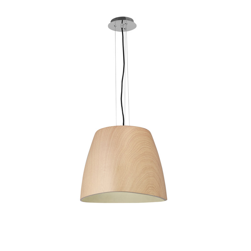 Phaedra 1 - Light Dome Pendant, Beech
