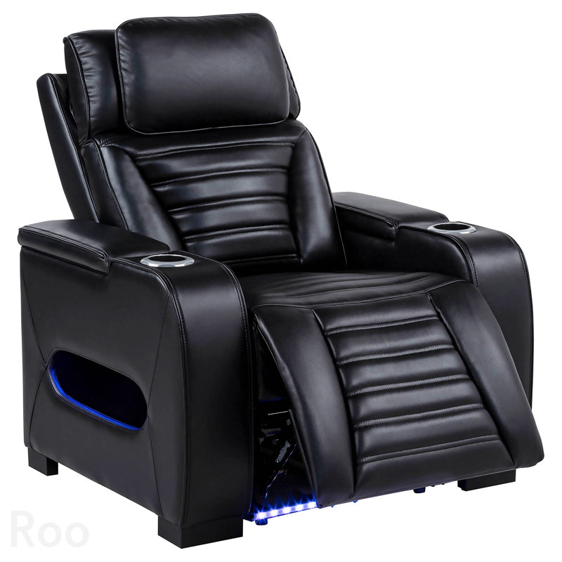Fauteuil inclinable électrique - Noir