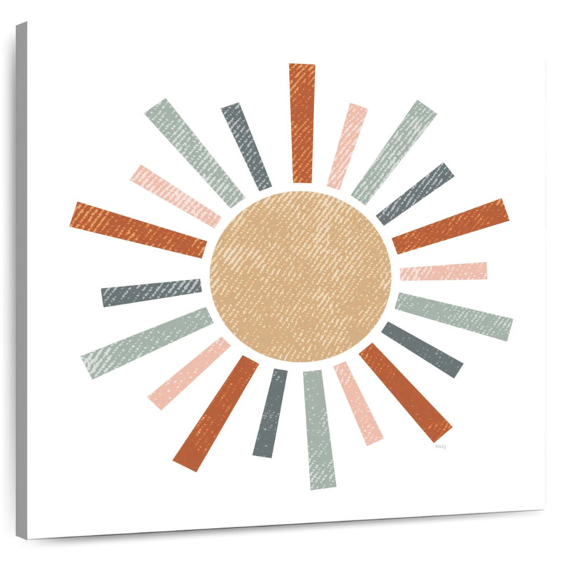 Oberle Rustic Rainbow Sun, 36" H x 36" W