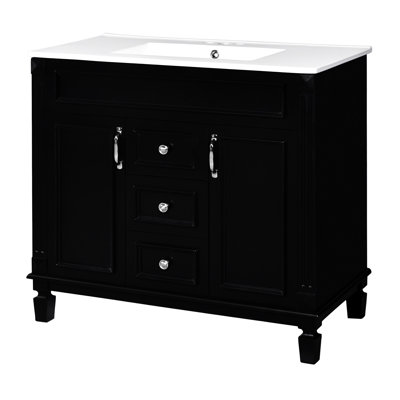 36'' Bathroom Vanity With Top Sink