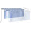Dakota Fields 300cm W x 250cm D Polyester Cover Retractable Patio Awning-506593183