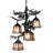 Bertka 5 - Light Dimmable Tiered Chandelier