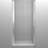 Swinging 32" x 66" Hinged Semi-Frameless Shower Door-42574441-42574442