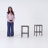 Wynnewood Counter Stool with Metal Frame-548277358