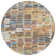 Machine Washable Indoor/Outdoor Molewski ACN2349 Abstract Rug