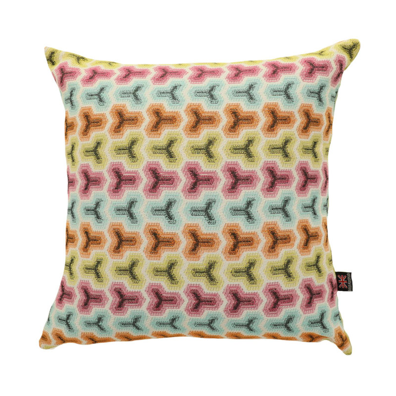 Braid Geometric Square Cushion, Large