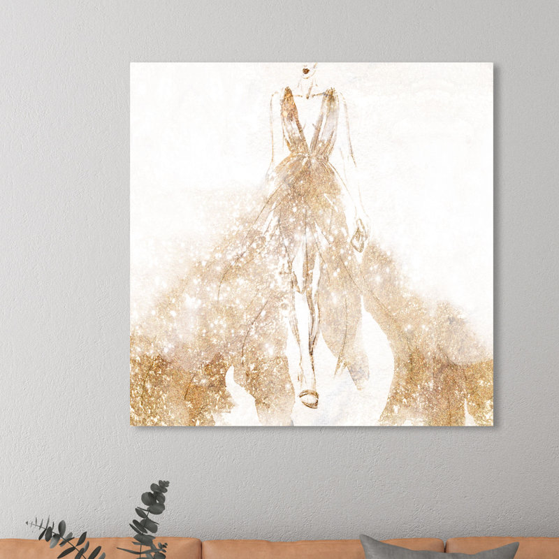 Night For Stars Glam - impression sur toile, H 54 po x l 54 po