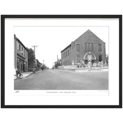 Penygroes, the Square 1936 1 Piece Single Picture Frame Wall Art