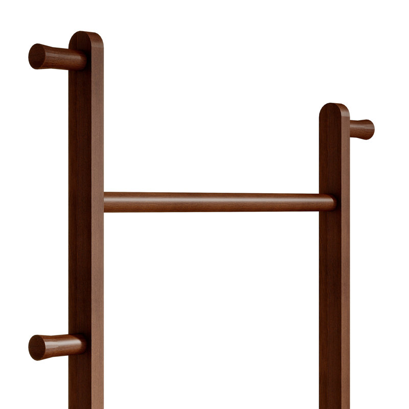 Portemanteaux en bois massif 23,6 * 11 * 64,1 po Protection de l'environnement solide facile à assembler magnifique peut être placé dans la chambre / entrée / salon