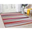 Tapis gris/rose mid-century Saige-2129183432